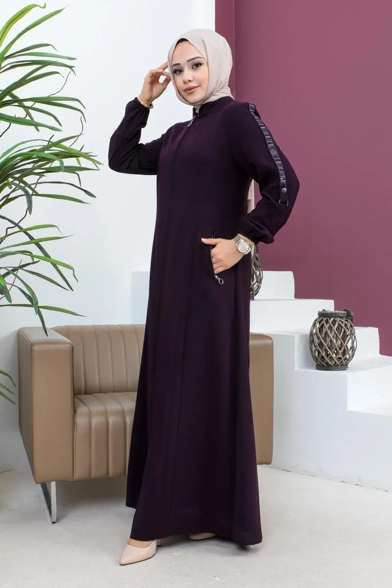 Sleeve Detailed Abaya-detail