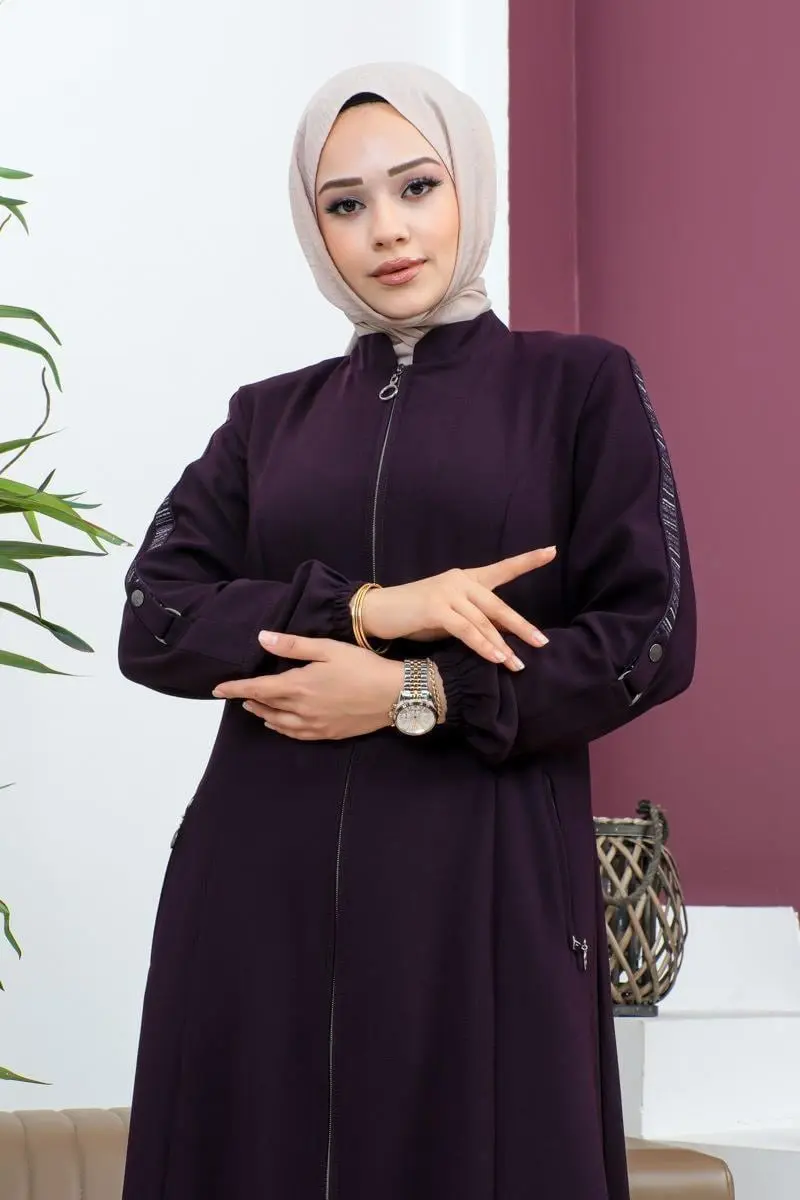 Sleeve Detailed Abaya-detail