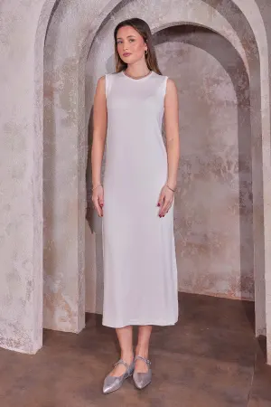 Sleeveless Cotton Undershirt Dress