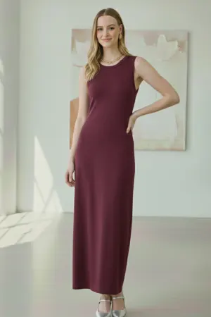 Sleeveless Cotton Undershirt Dress