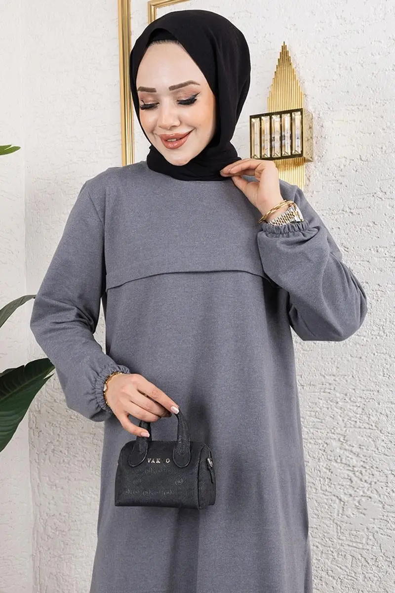 Slit Detailed Sports Suit-detail