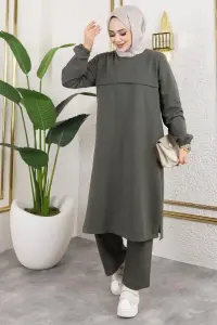 Slit Detailed Sports Suit