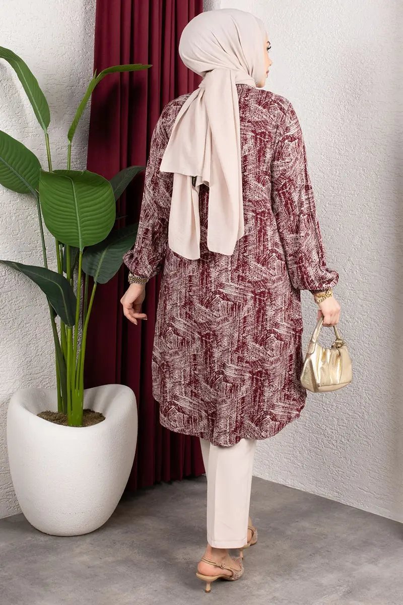 Speckled Viscose Tunic-detail