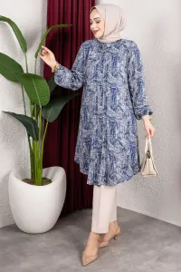 Speckled Viscose Tunic