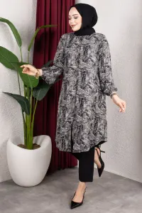 Speckled Viscose Tunic