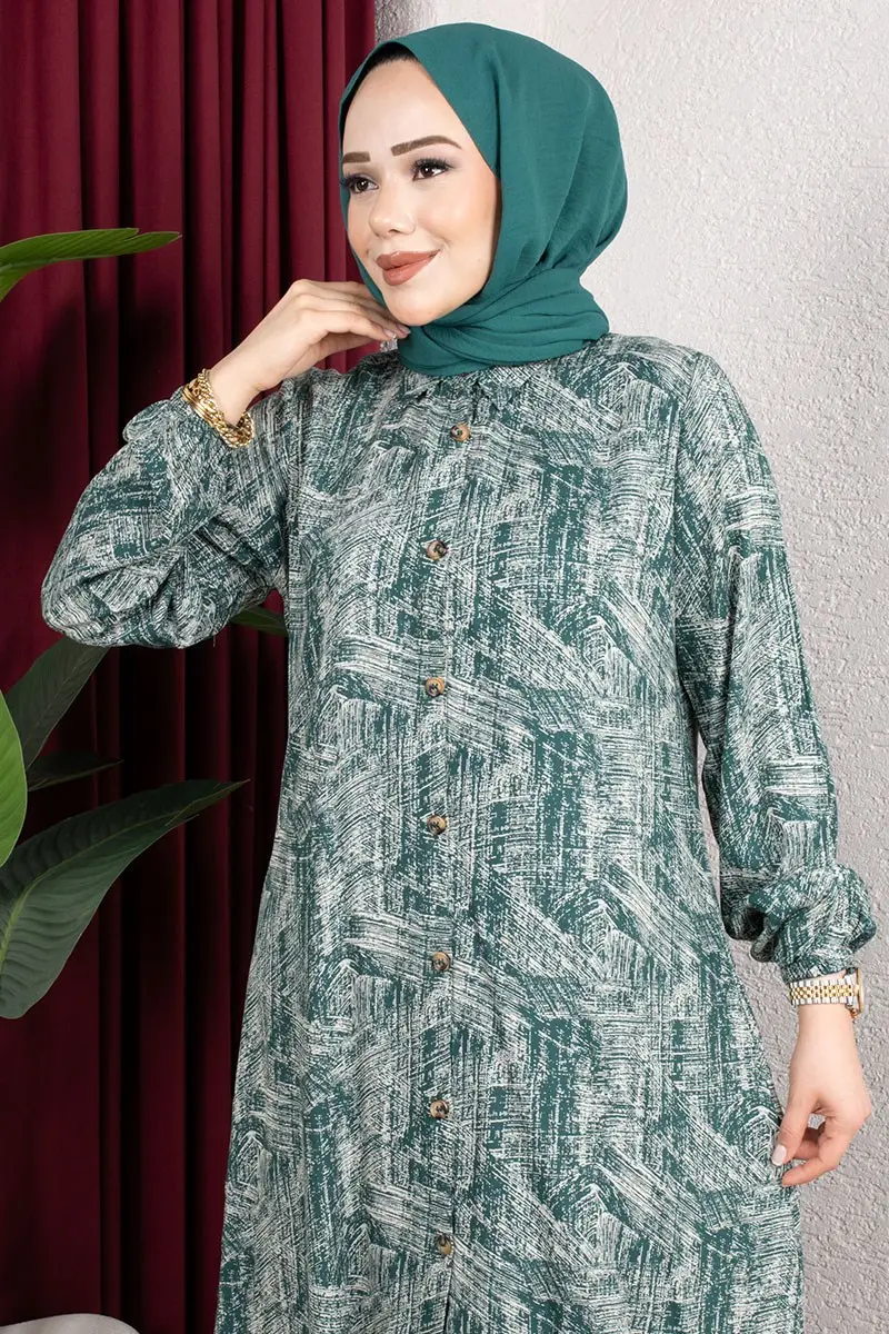 Speckled Viscose Tunic-detail