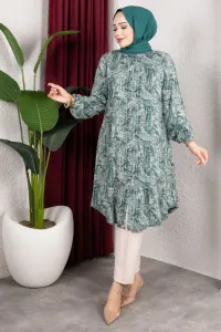 Speckled Viscose Tunic