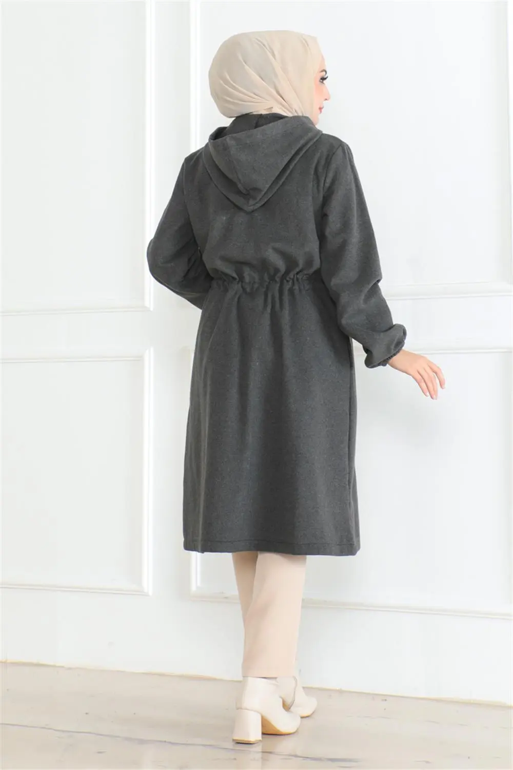 Sports Stamp Coat Brown-detail