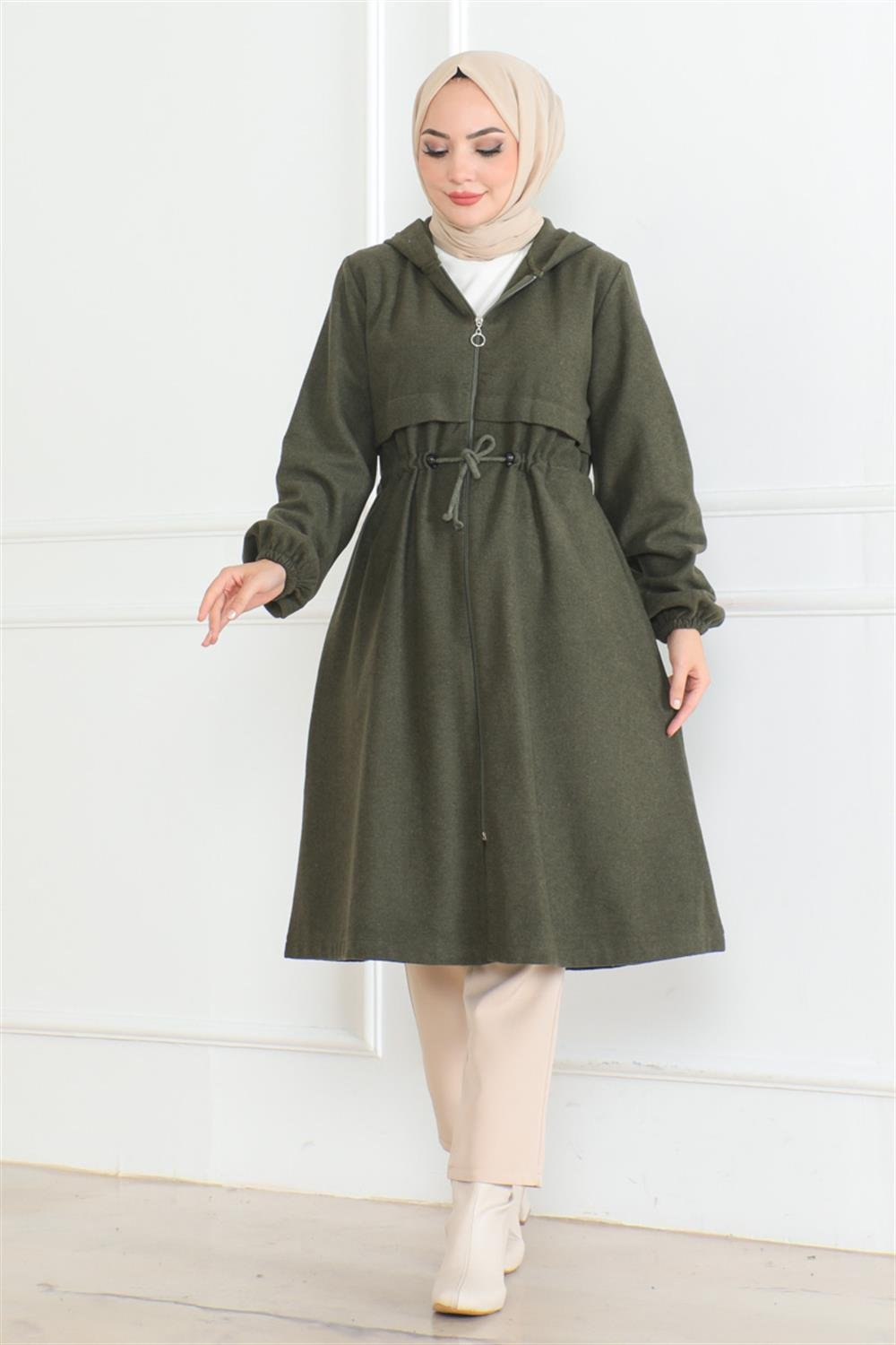 Sports Stamp Coat Brown