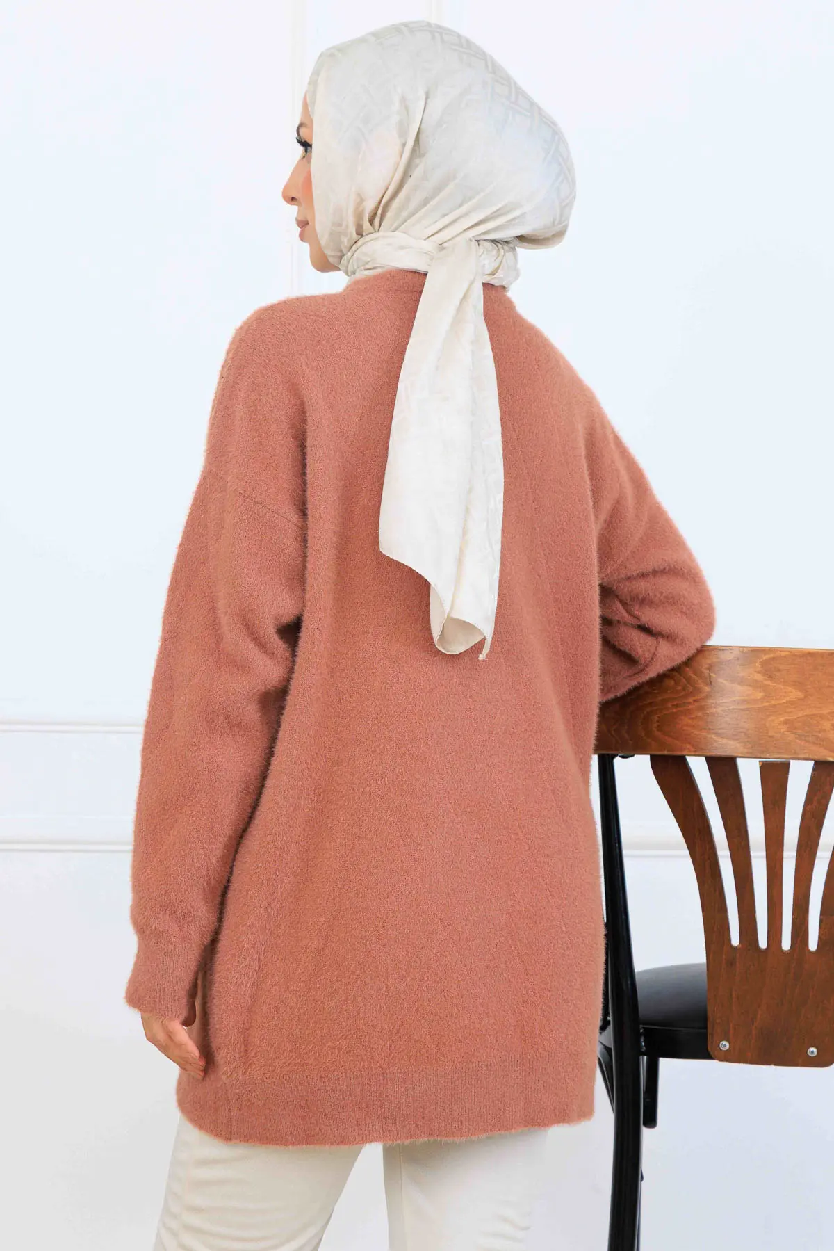 Stone Detailed Knit Tunic-detail