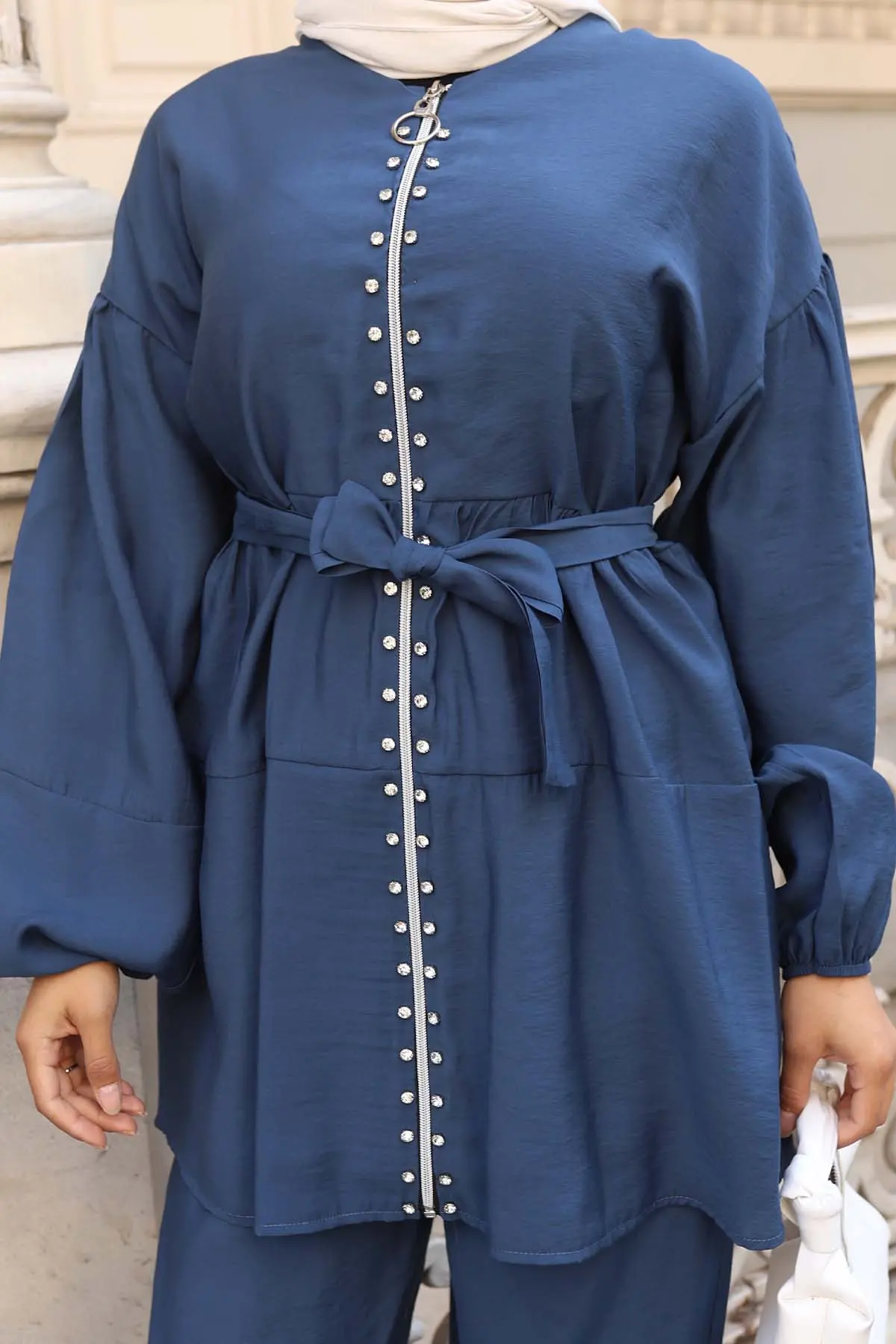 Stone Detailed Two Piece Set-detail