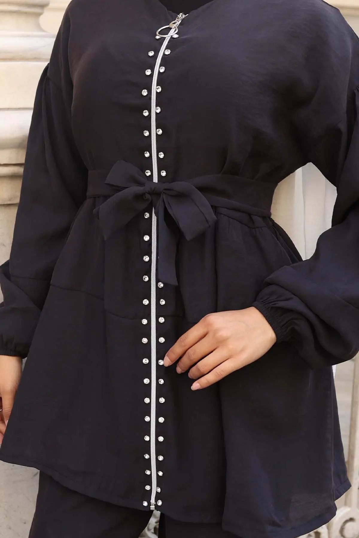 Stone Detailed Two Piece Set-detail