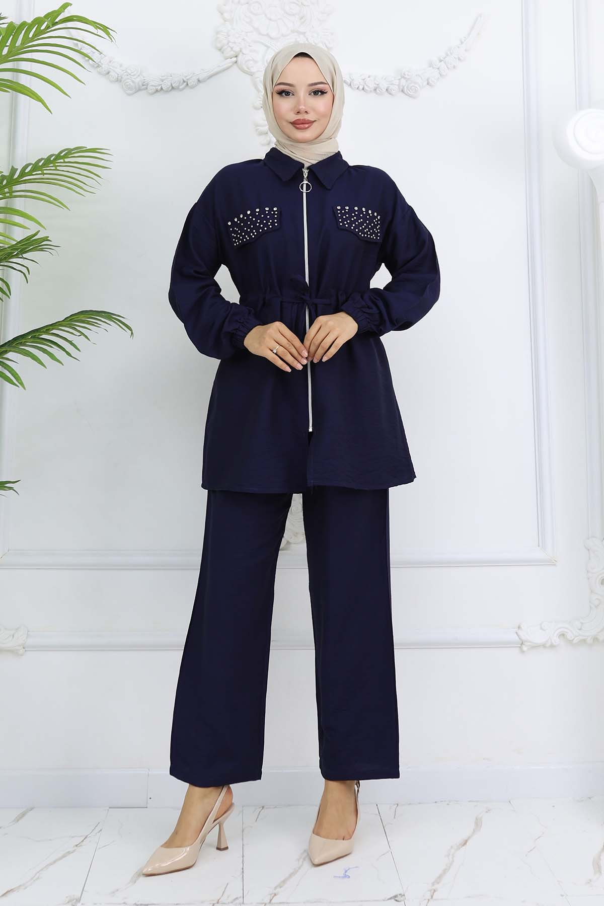 Stoned Linen Ayrobin Suit