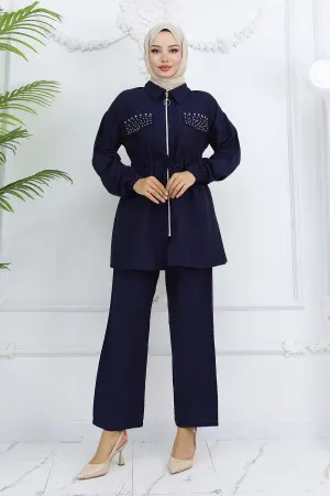 Stoned Linen Ayrobin Suit