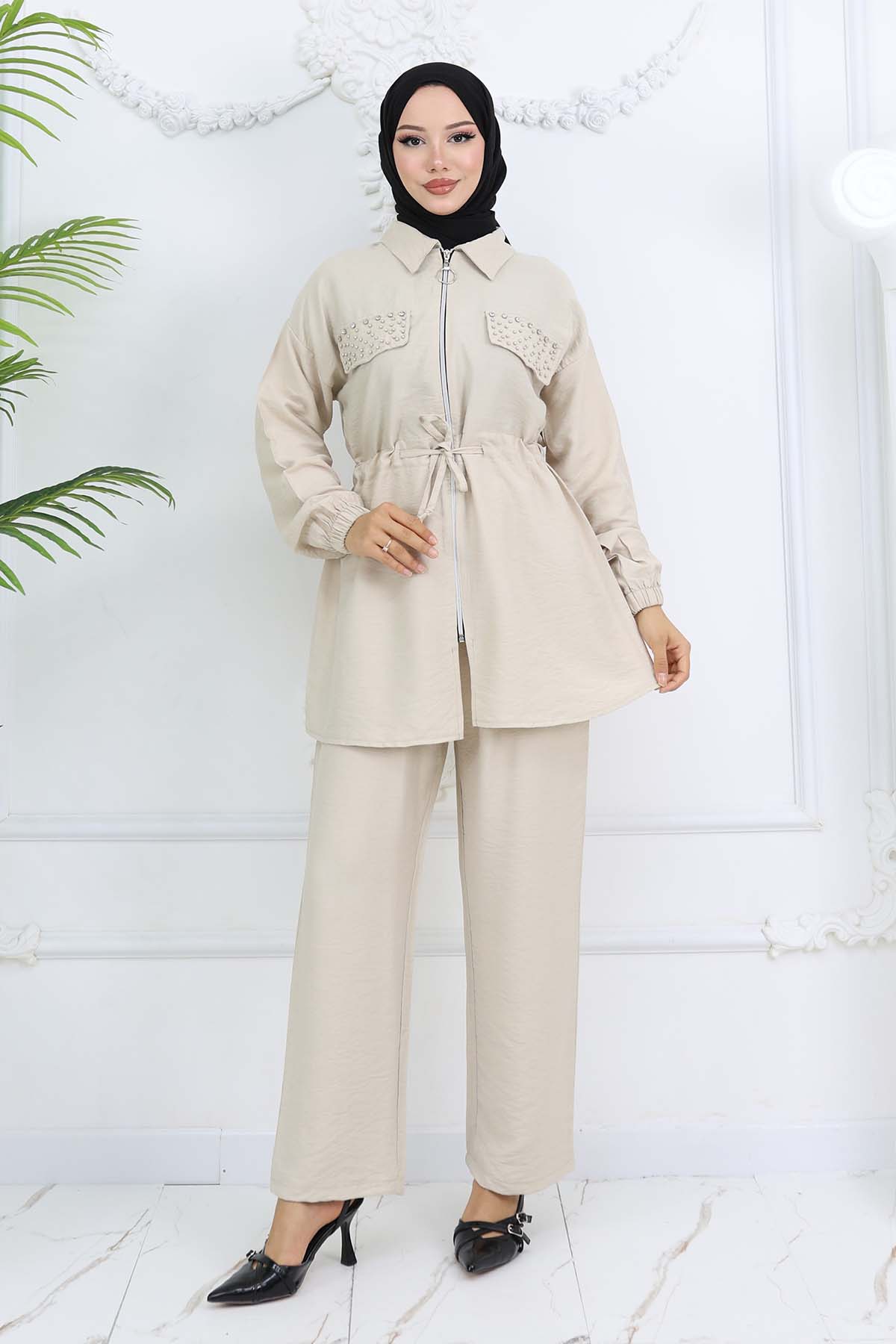 Stoned Linen Ayrobin Suit