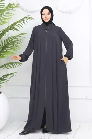 Stripe Detailed Robe Abaya