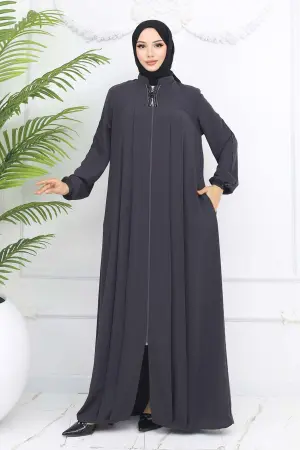 Stripe Detailed Robe Abaya