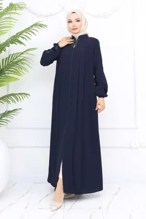 Stripe Detailed Robe Abaya