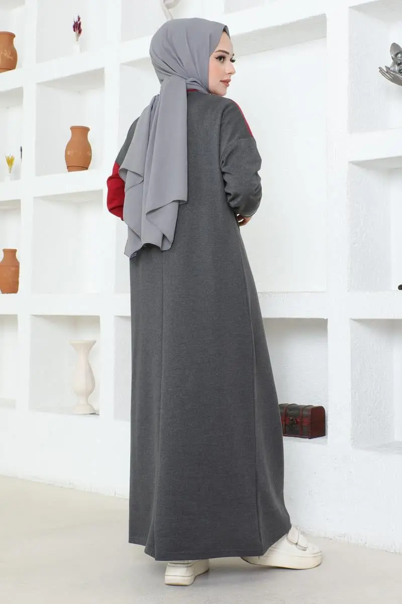 Stripe Detailed Sport Dress-detail