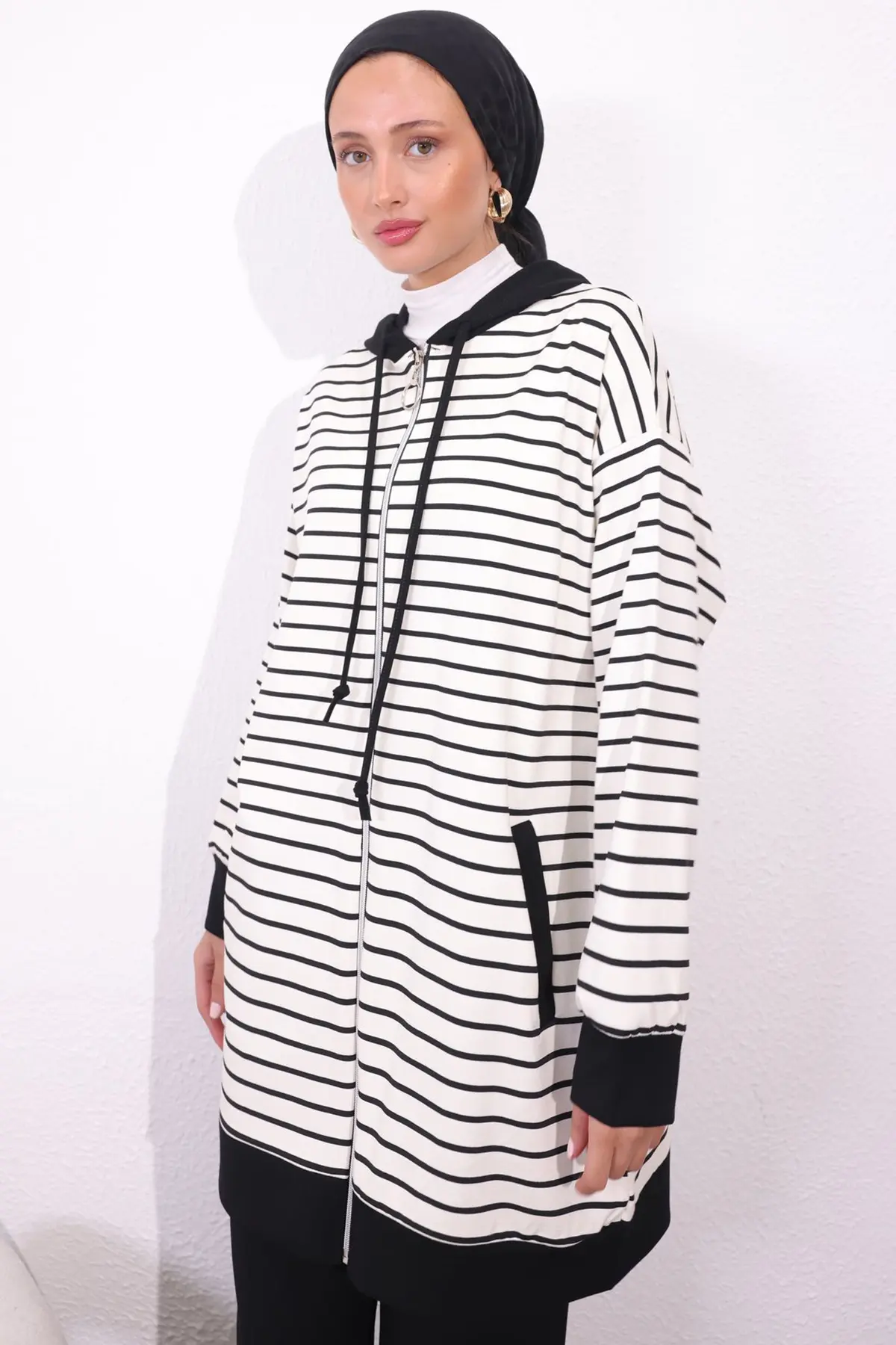 Striped Double Suit-detail