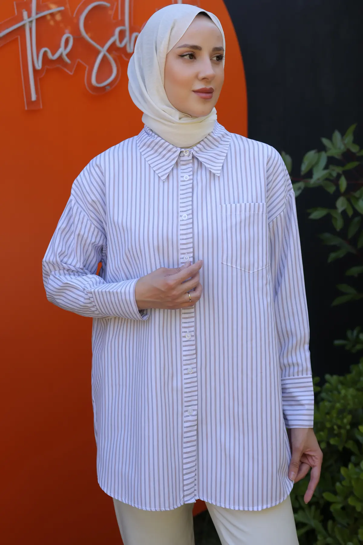 Striped Shirt-detail