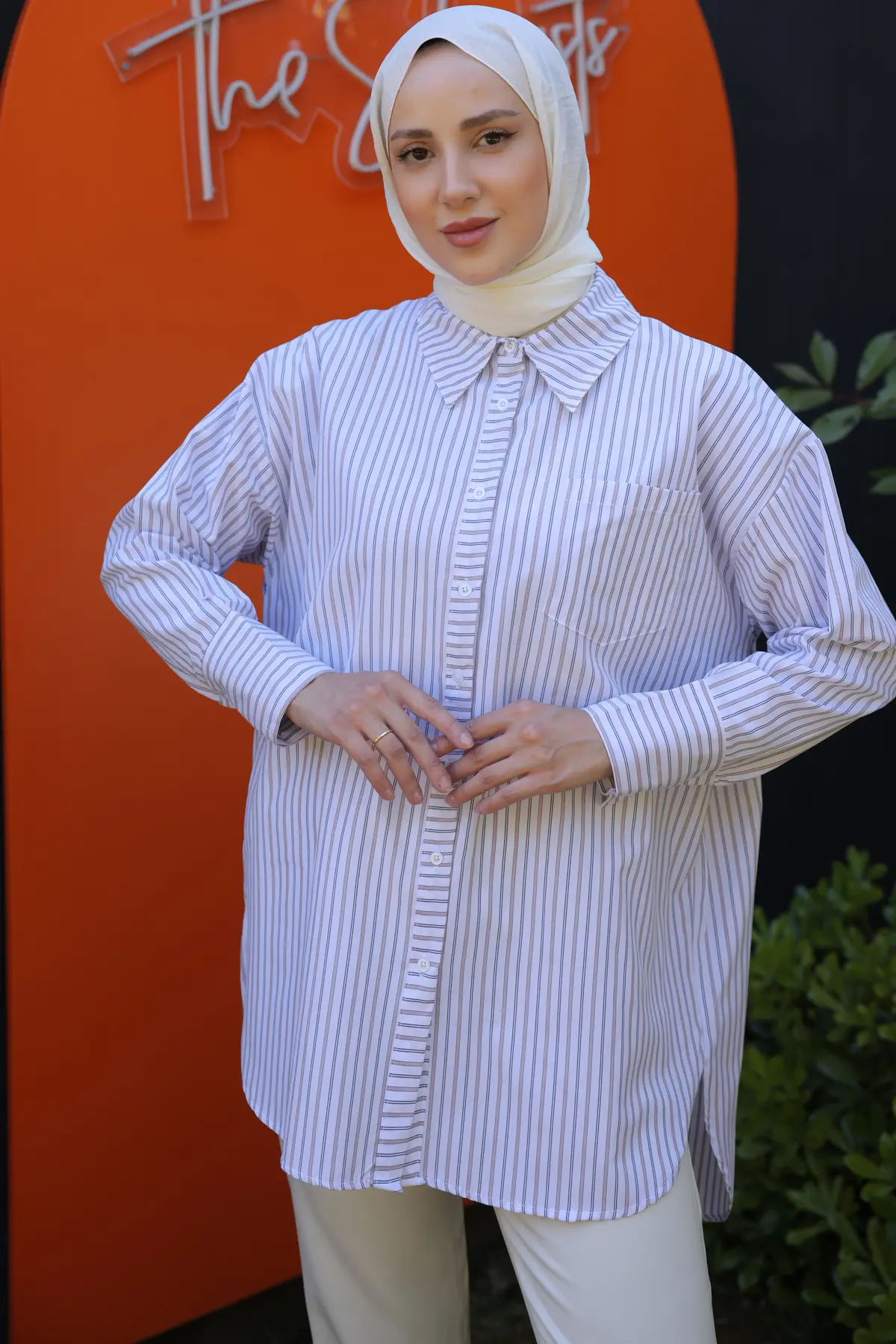 Striped Shirt-detail