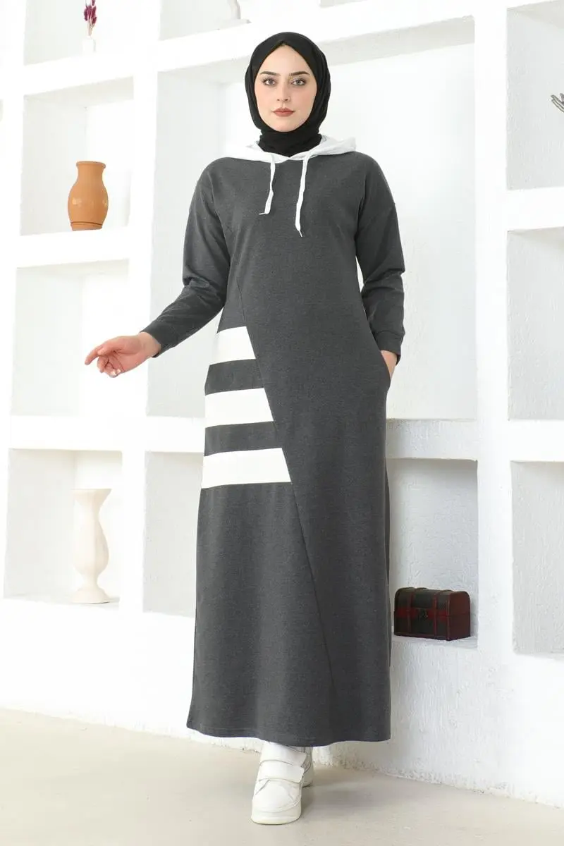 Striped Sport Dress-detail