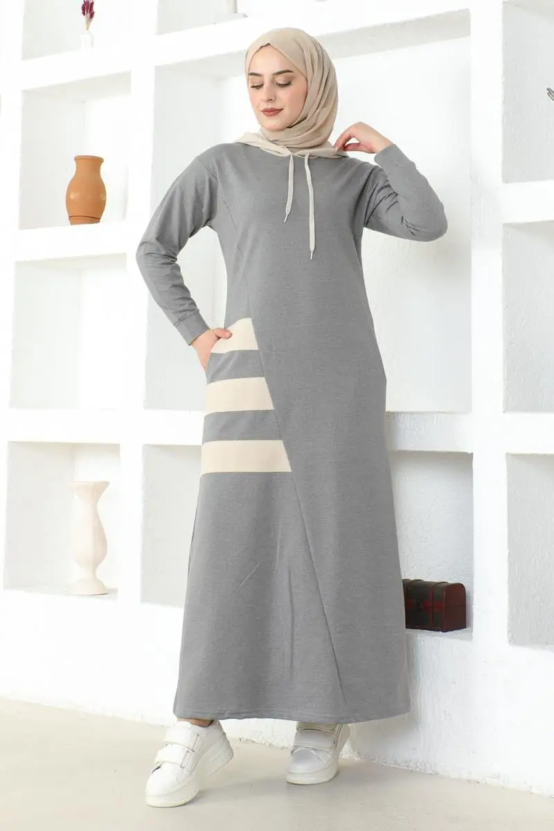 Striped Sport Dress-detail