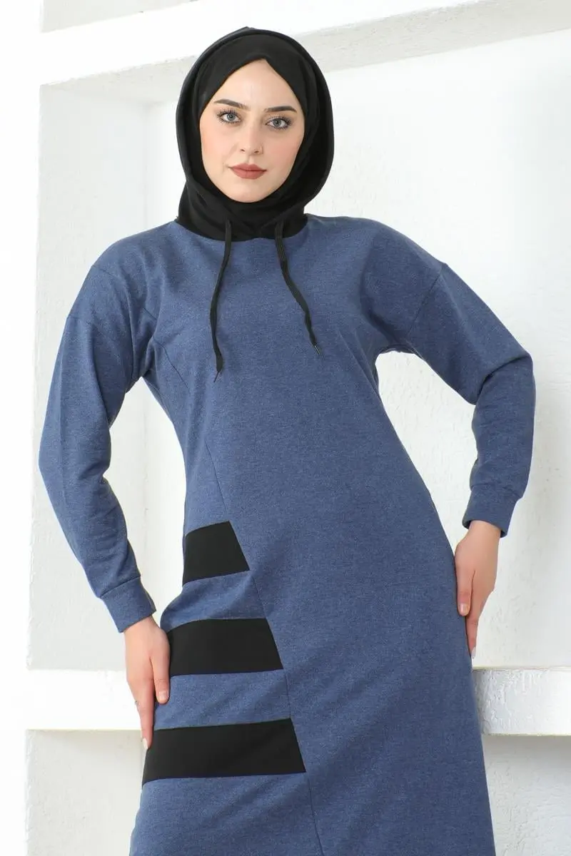 Striped Sport Dress-detail