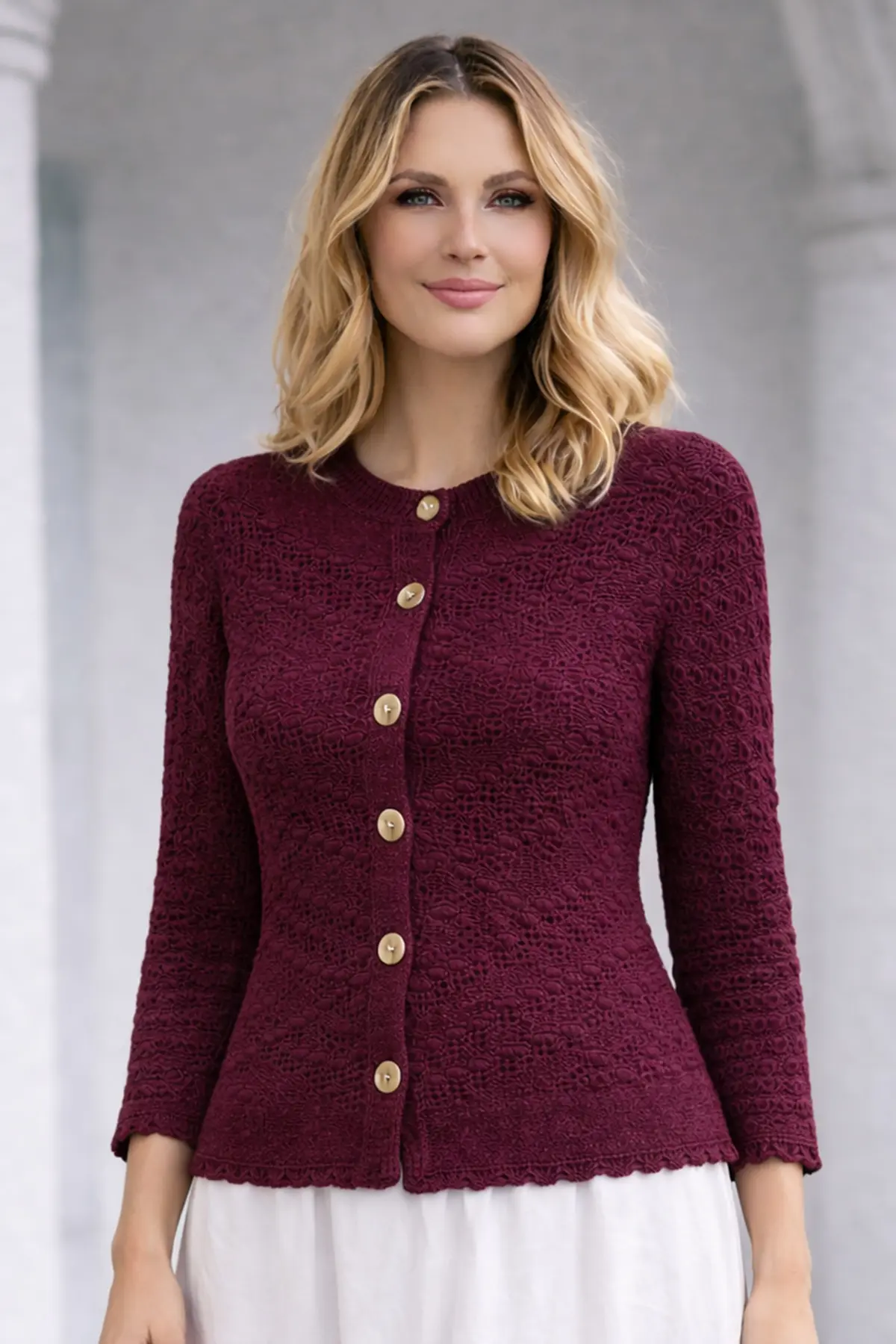 Summer Cotton Cardigan-detail