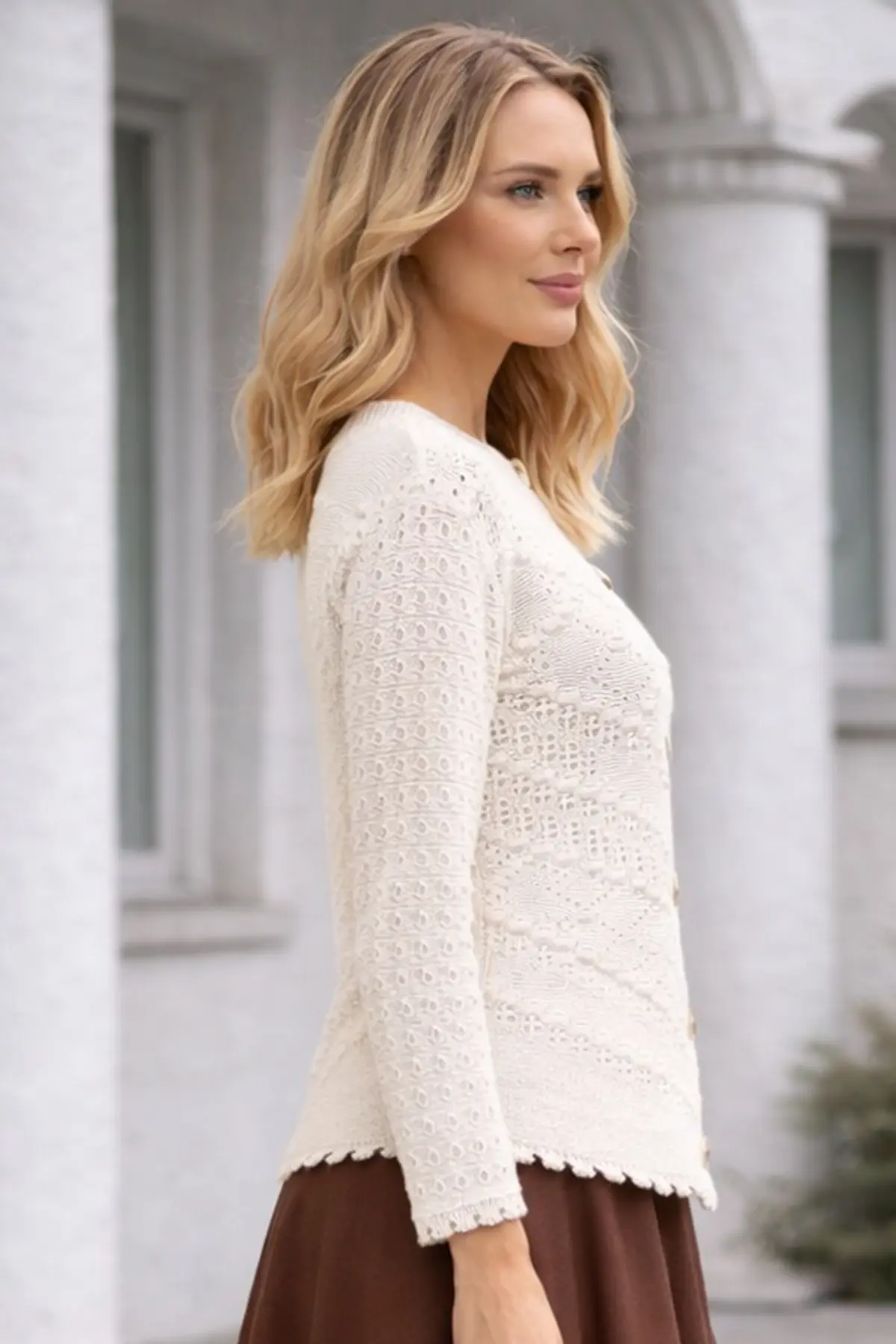 Summer Cotton Cardigan-detail