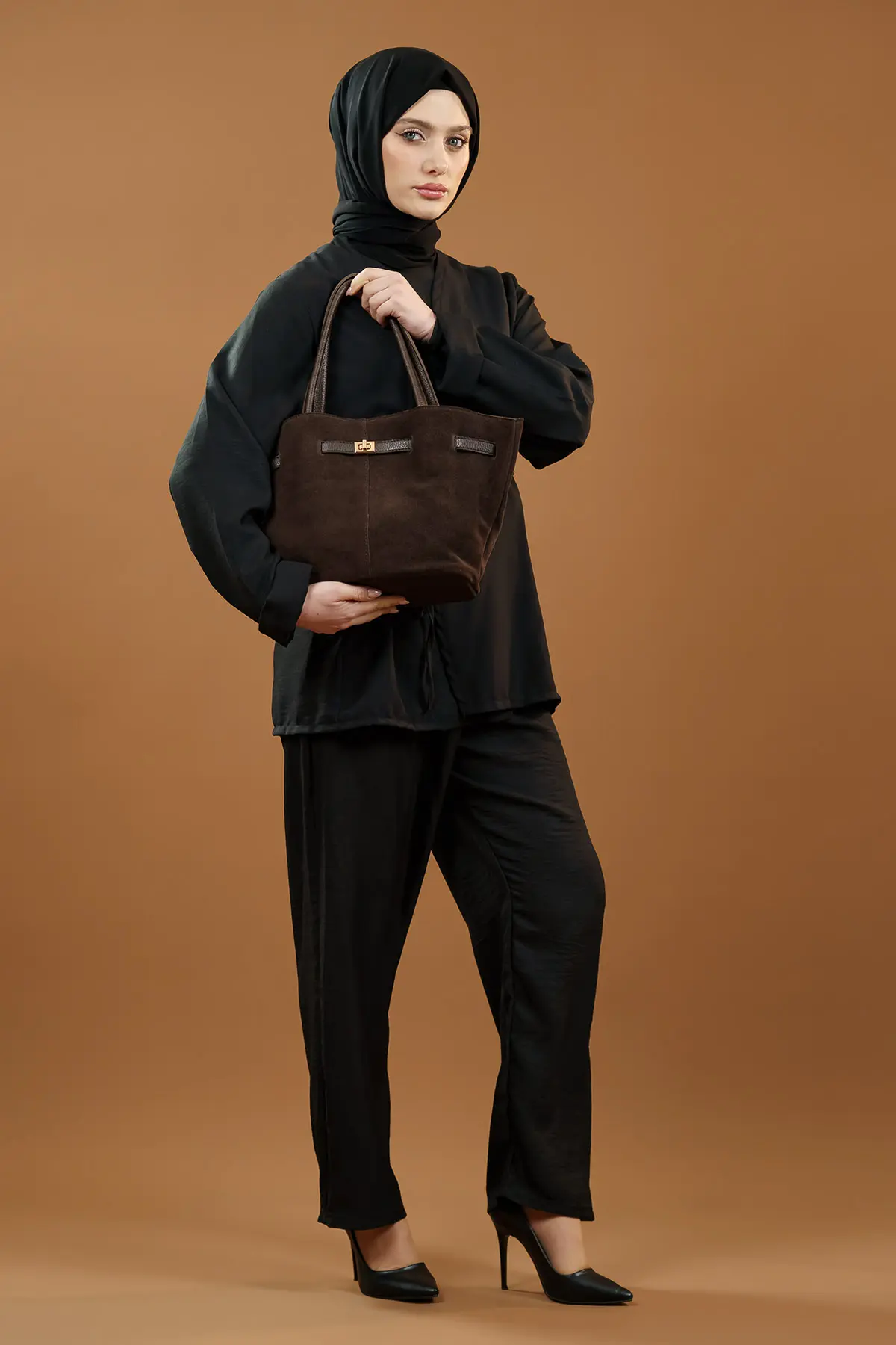 Tie-up Kimono Suit-detail