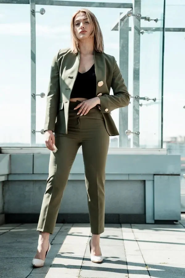 Tina Trousers Jacket Suit-detail