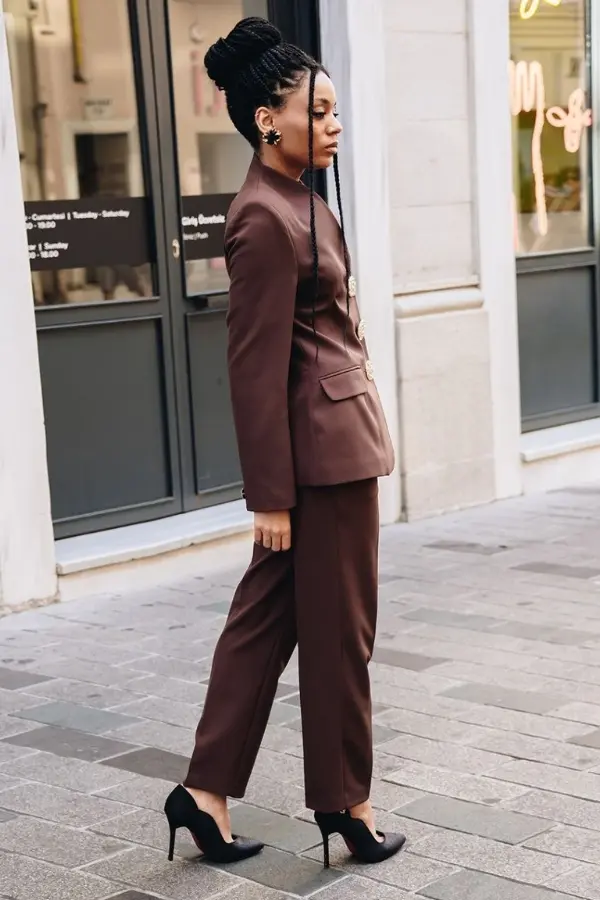 Tina Trousers Jacket Suit-detail