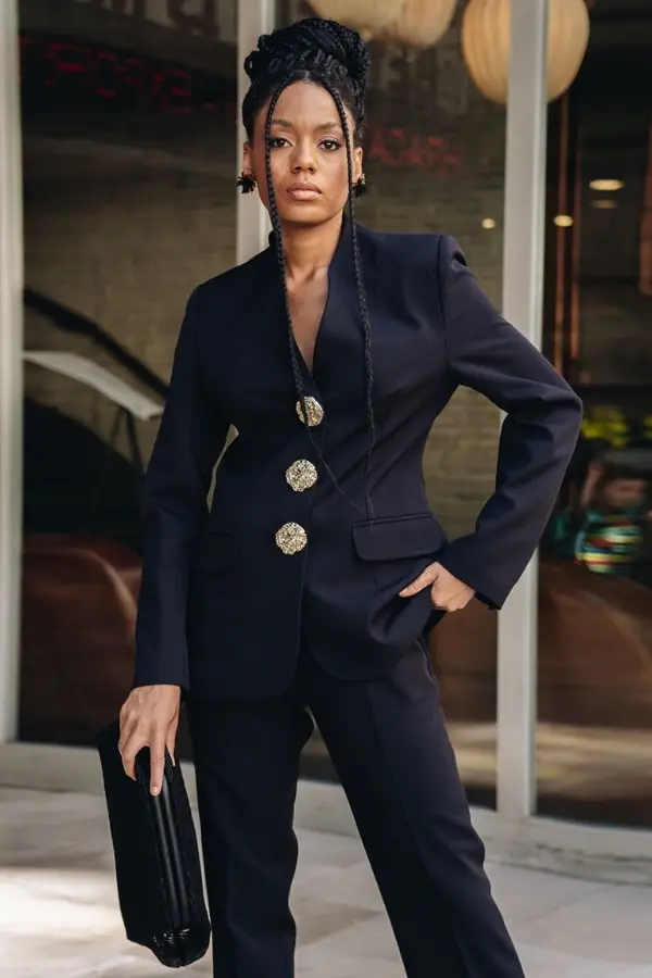 Tina Trousers Jacket Suit-detail