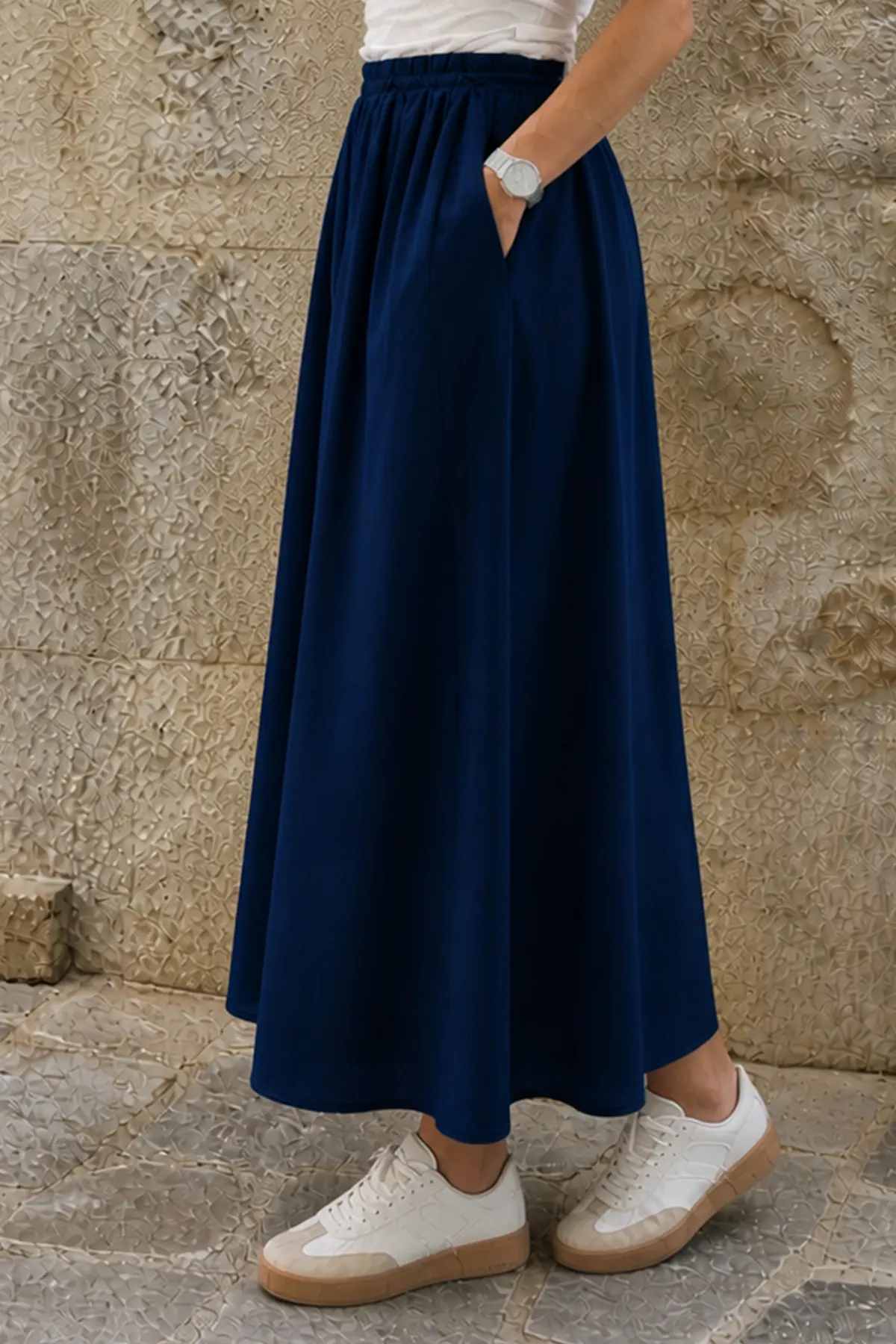 Trouser Skirt With Pockets-detail