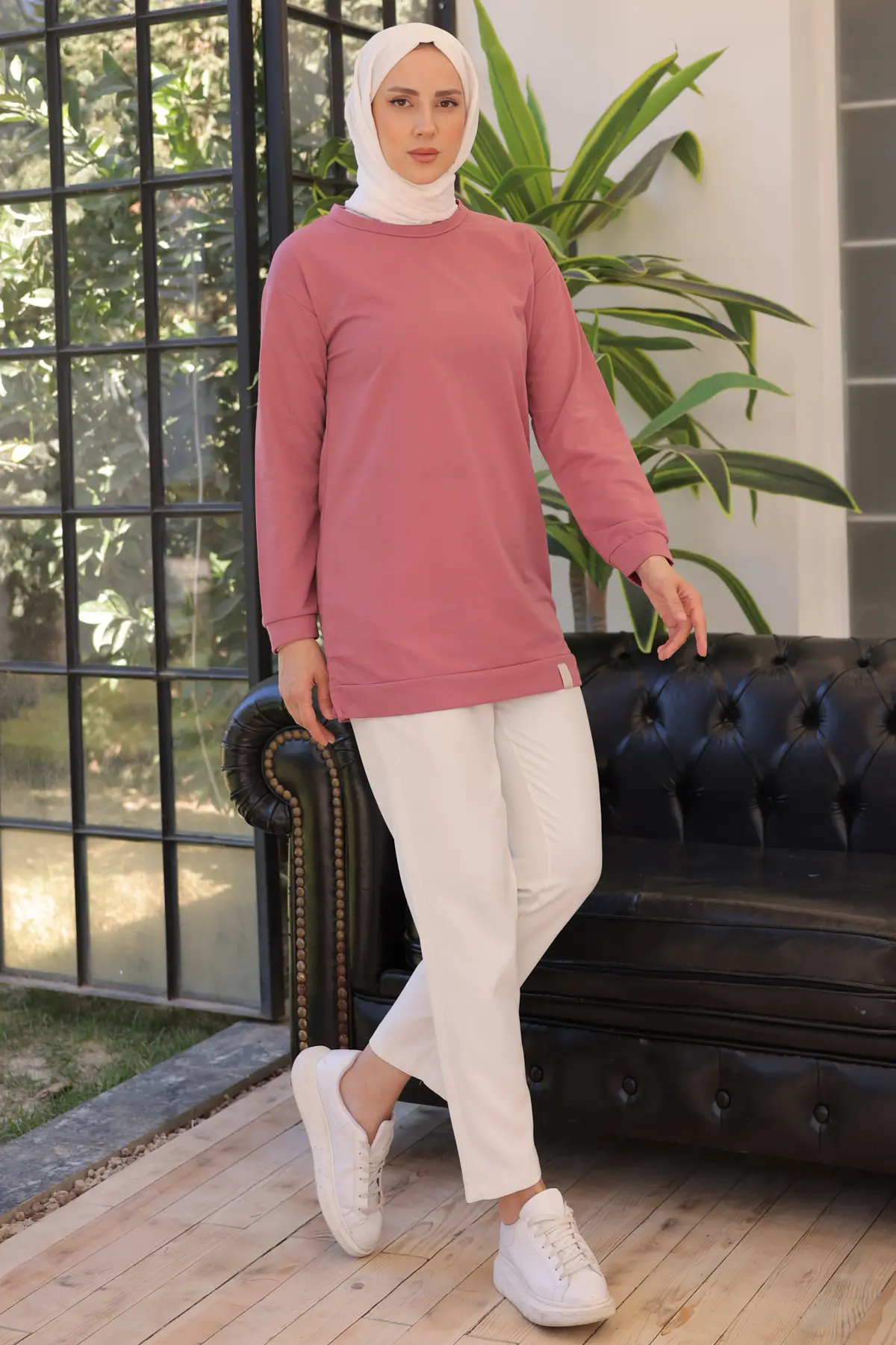 TUNIC SWEATSHIRT