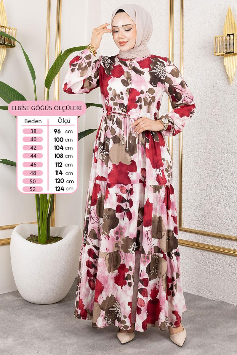 Tunnel Waist Hijab Dress