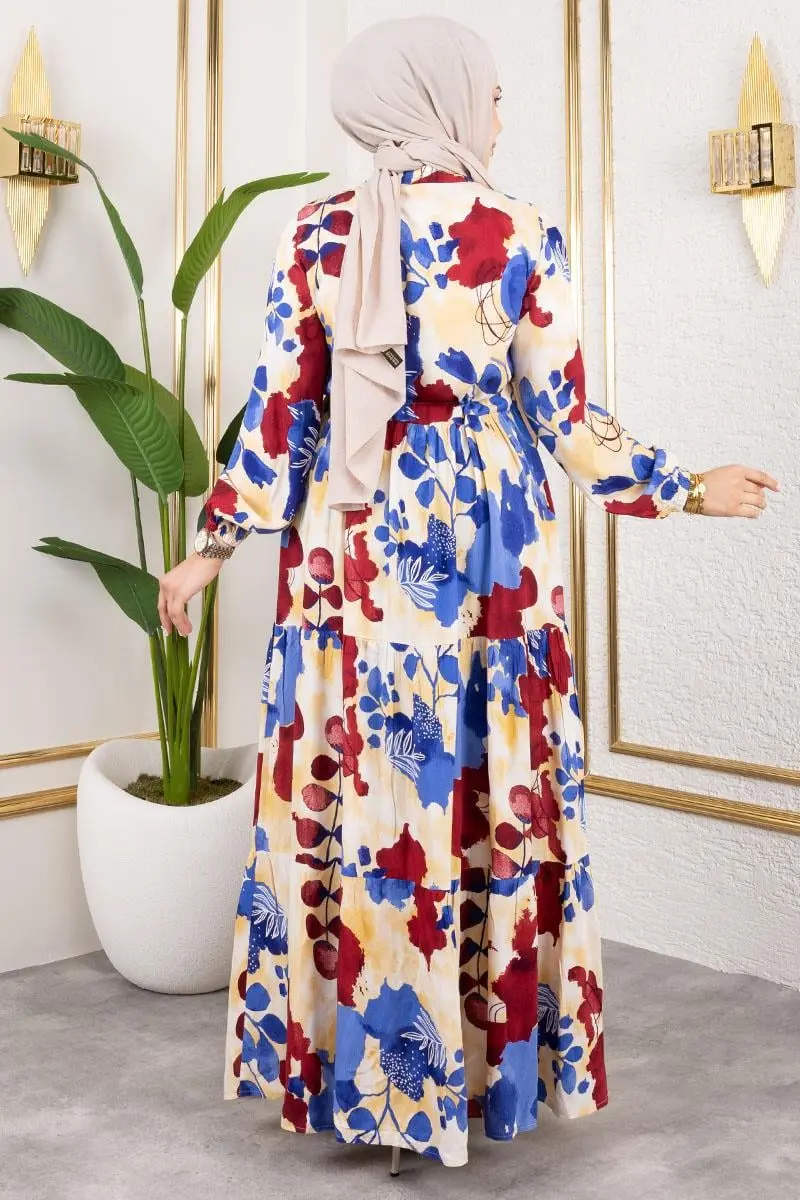 Tunnel Waist Hijab Dress-detail