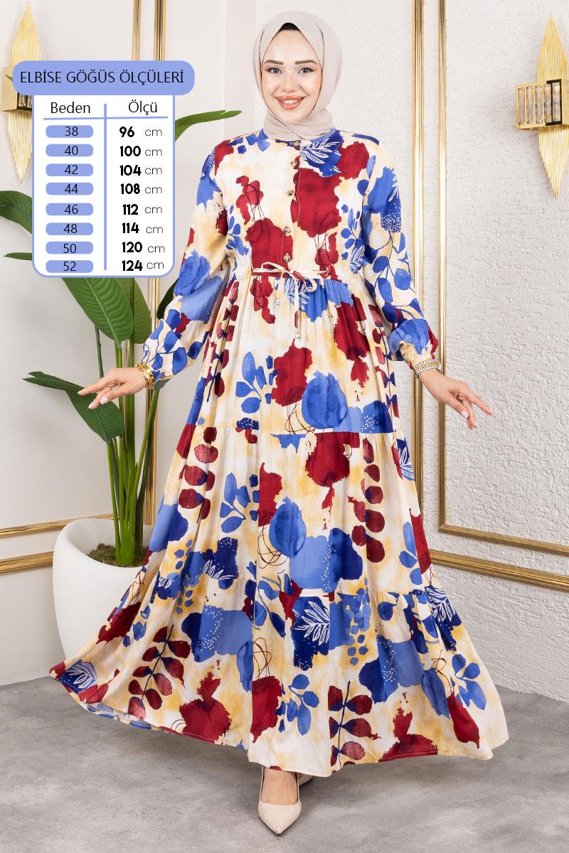 Tunnel Waist Hijab Dress