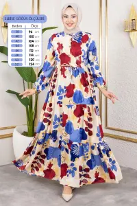 Tunnel Waist Hijab Dress