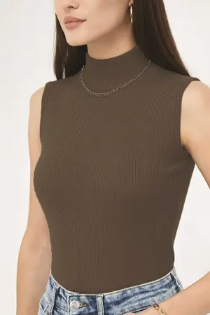 Turtleneck Knit Bodysuit