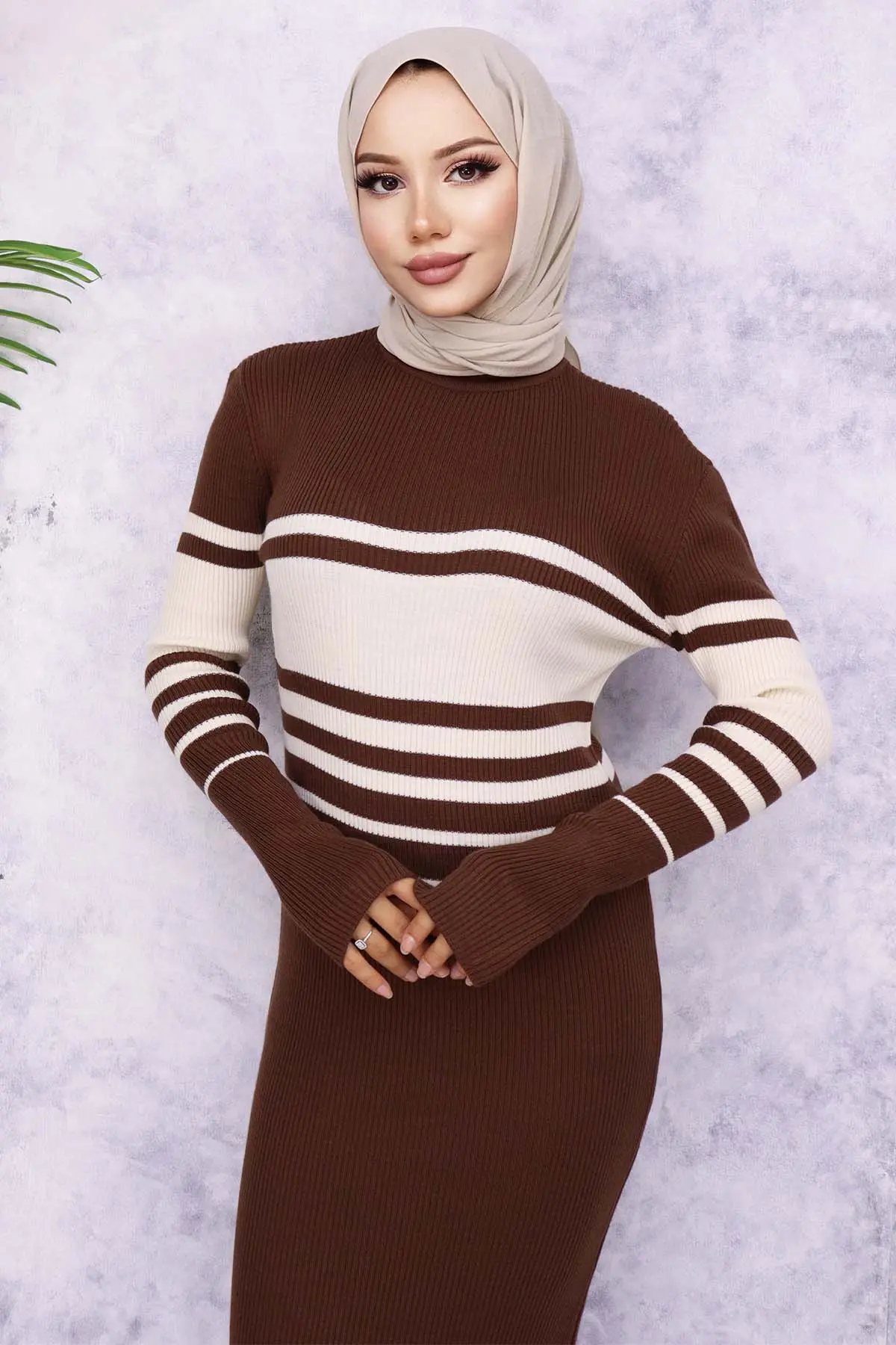 Turtleneck Sweater Dress-detail