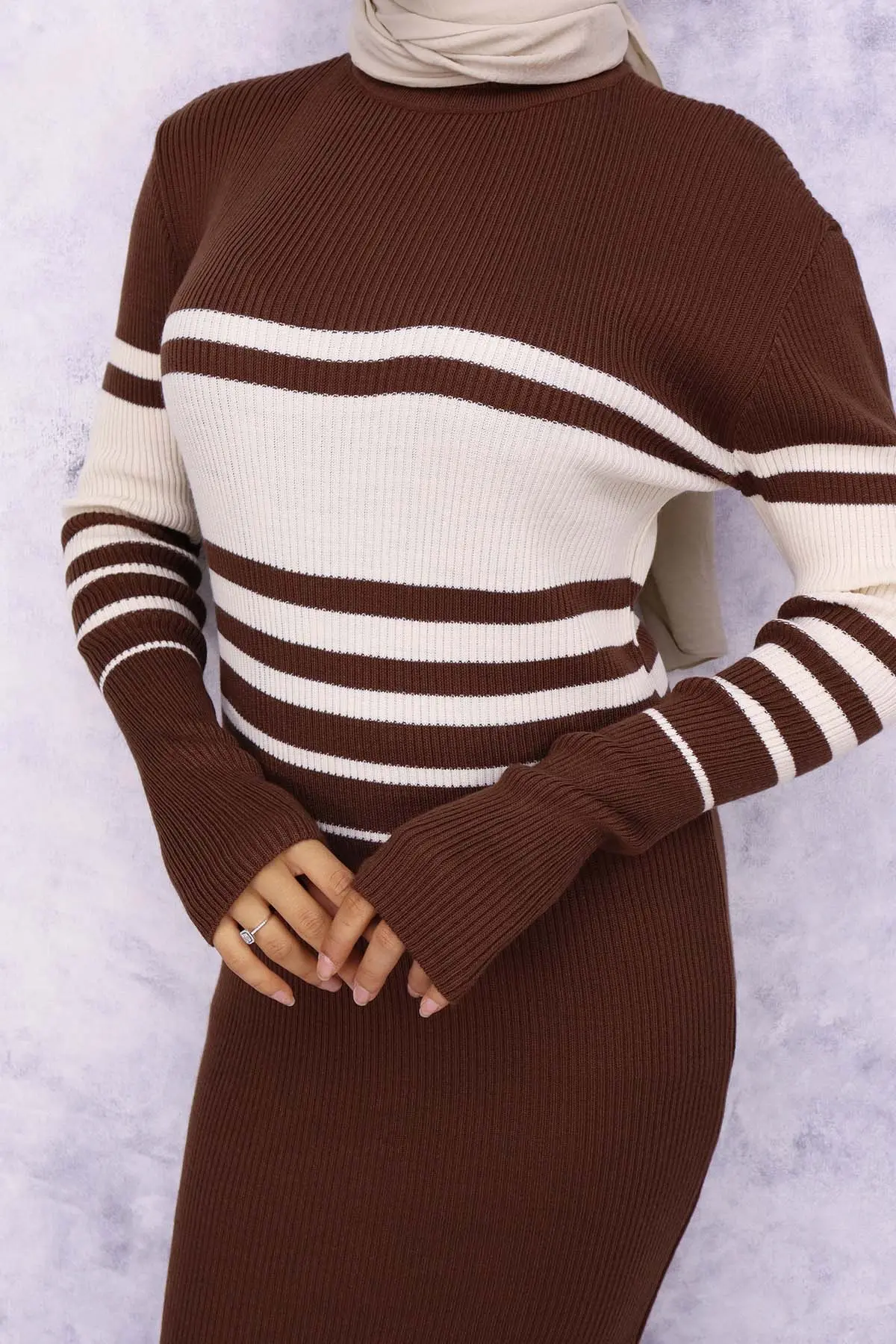 Turtleneck Sweater Dress-detail
