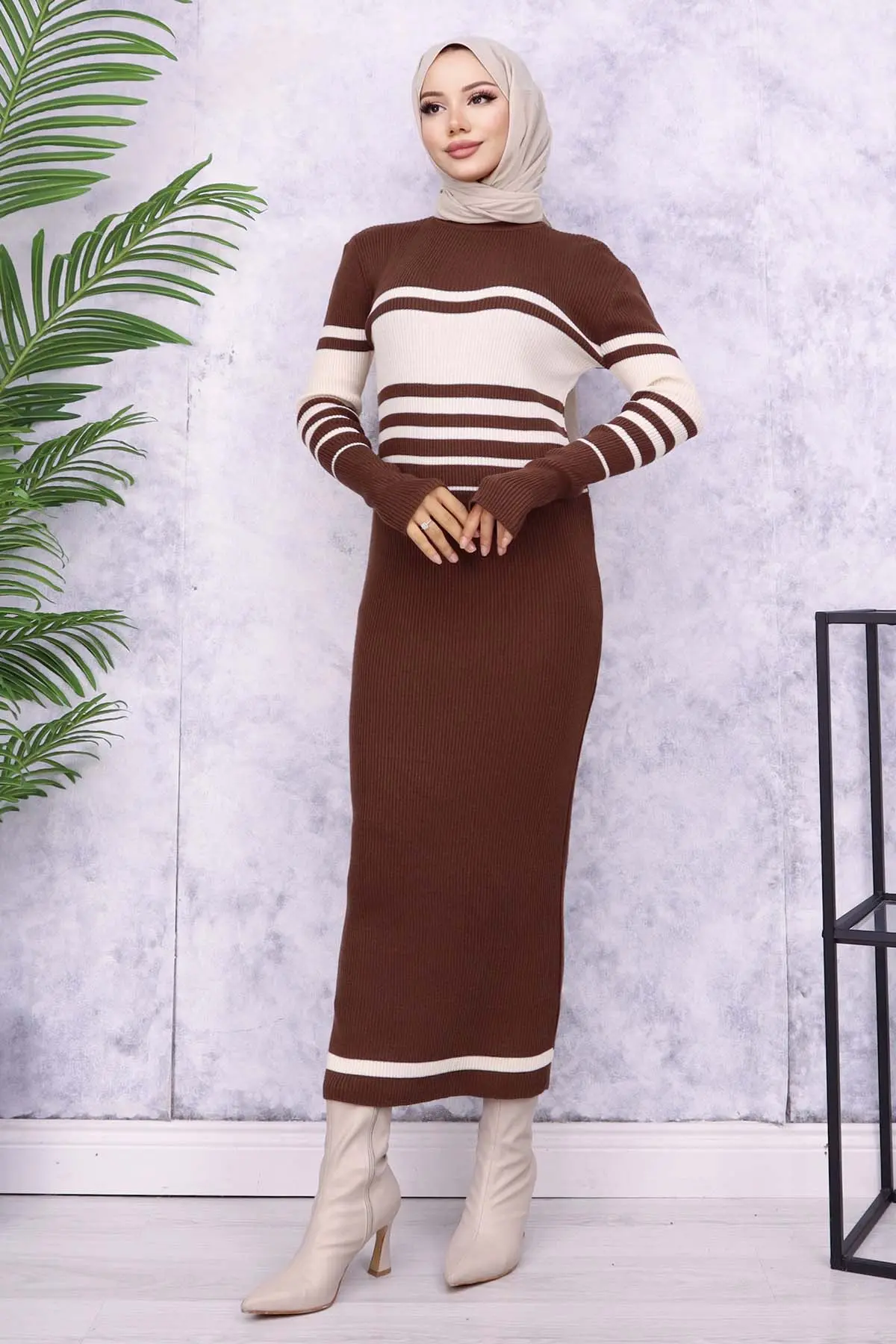 Turtleneck Sweater Dress-detail