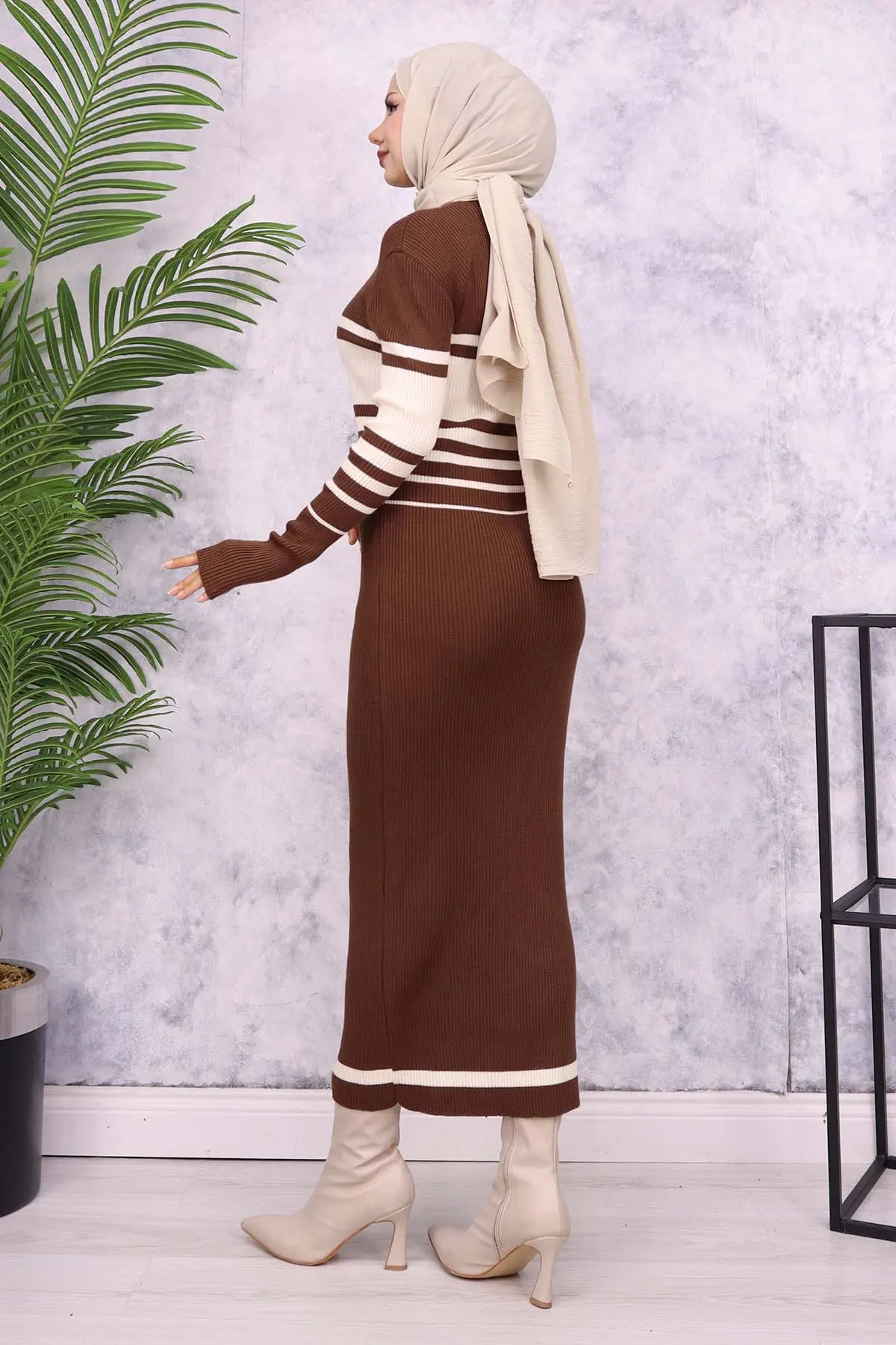 Turtleneck Sweater Dress-detail