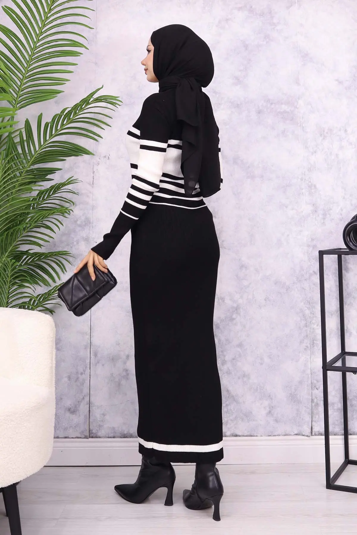 Turtleneck Sweater Dress-detail