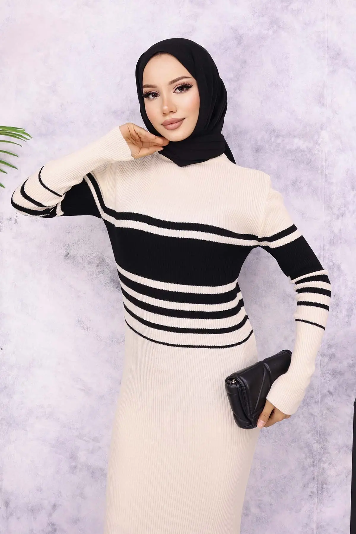 Turtleneck Sweater Dress-detail