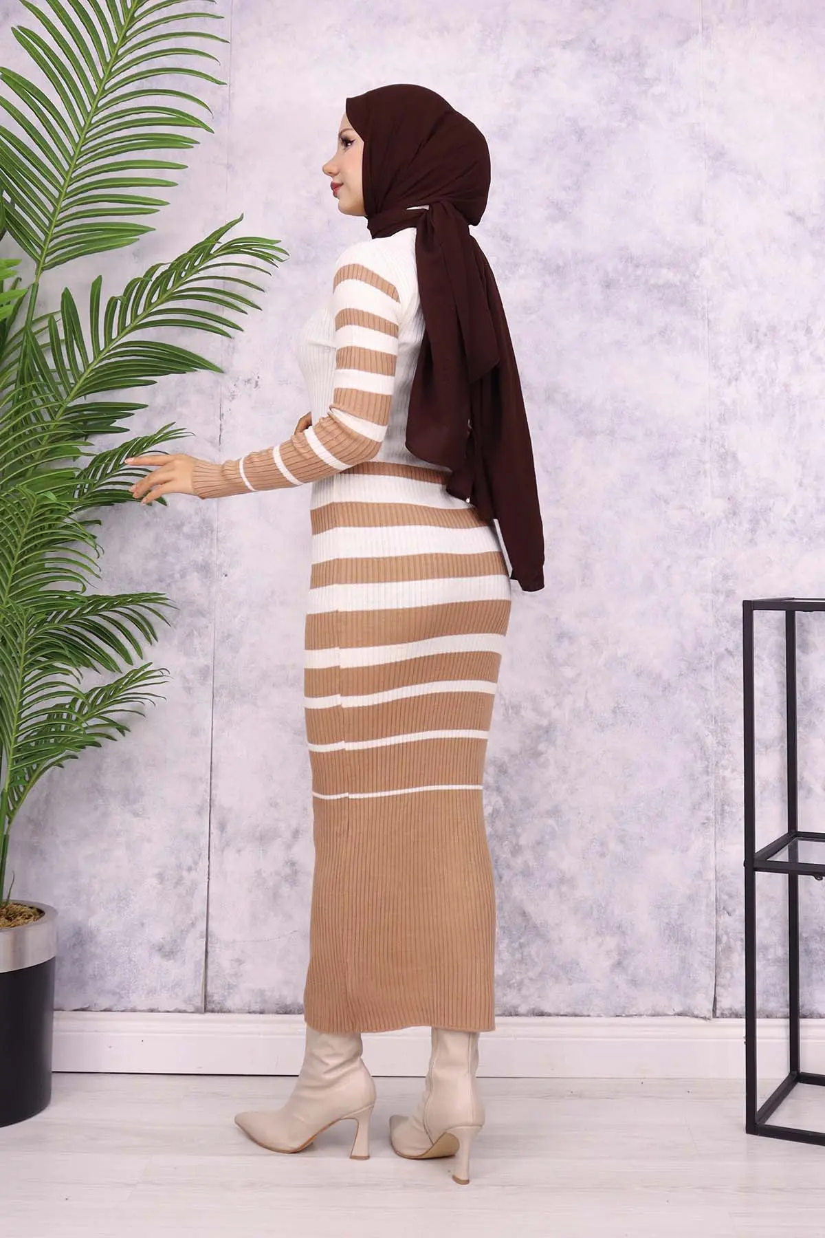 Turtleneck Sweater Dress-detail