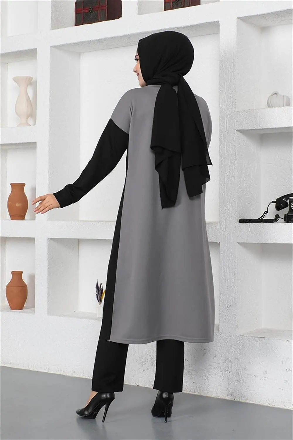 Two Color Long Double Suit-detail